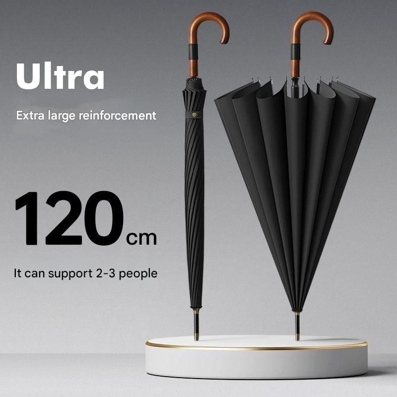 Golf Umbrella - Payung Golf 16-rib Extra-large Hook Handle,
