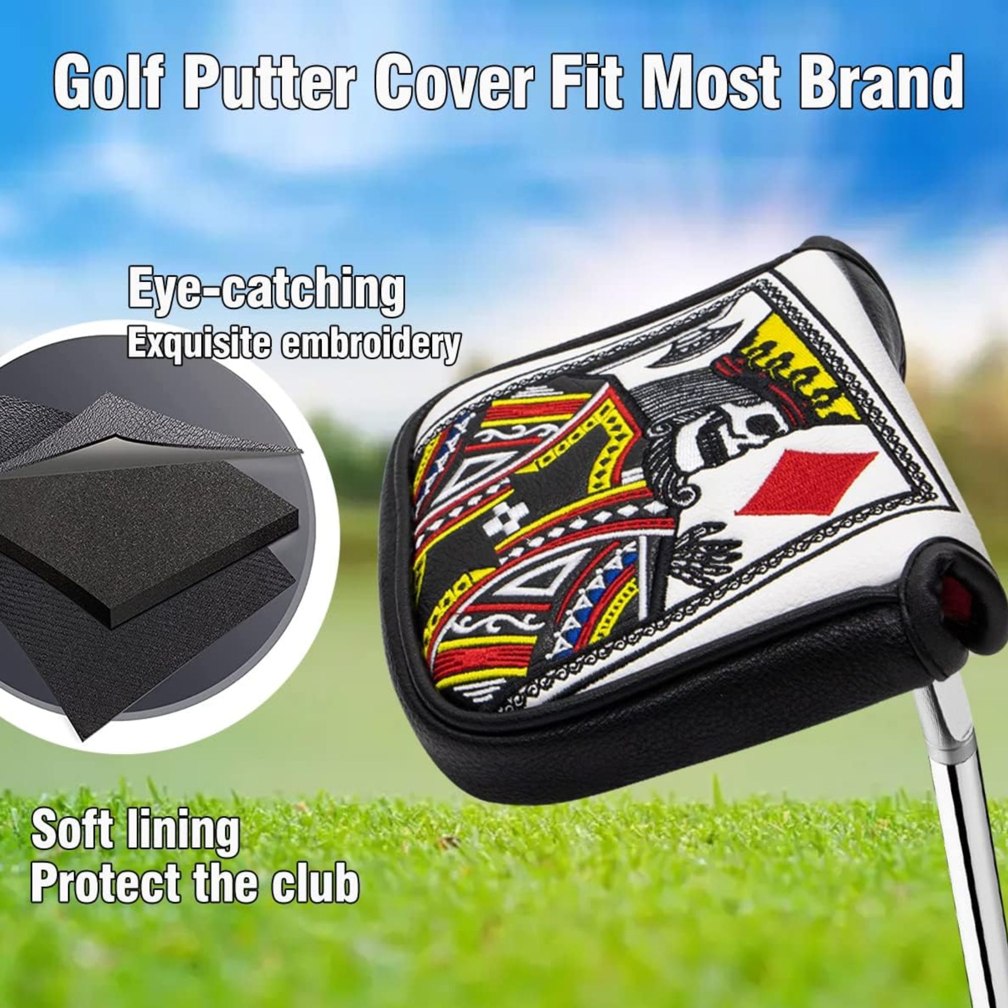 Putter Palu Bordir King Of Hea - Golf Tees ulasan dan harga